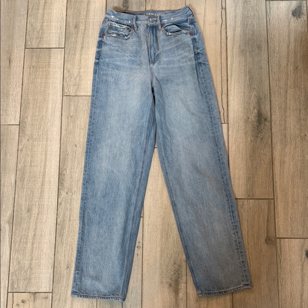 American Eagle Outfitters Highest Waist Baggy Straight Leg Jeans